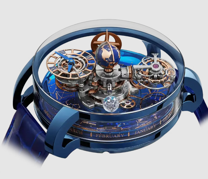 Review Jacob & Co astronomia sky Blue AT110.22.AA.AA.A Replica watch